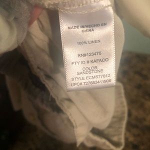 Ellen Tracy Shorts - Company Ellen Tracy 100% Linen Khaki Shorts Ellen Tracy Shorts - Company Ellen Tracy 100% Linen Khaki Shorts
